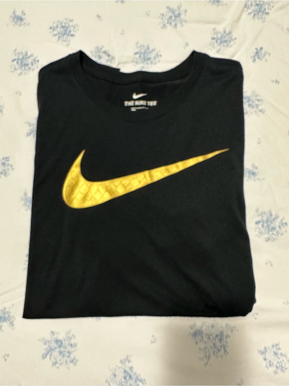 Nike Black and Gold Dri-FIT Tee